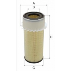 Wkład filtra powietrza WPO 849 - Zamienniki: P601437, SL81763, SA 16636, ZD77256, RS5395-FN, 49437, DBA5223